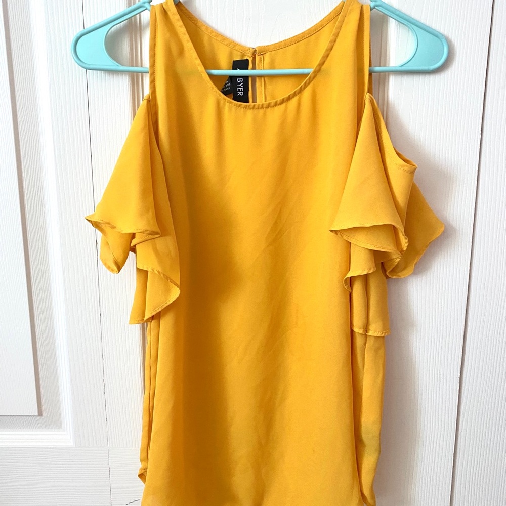 orangish/ yellowish top